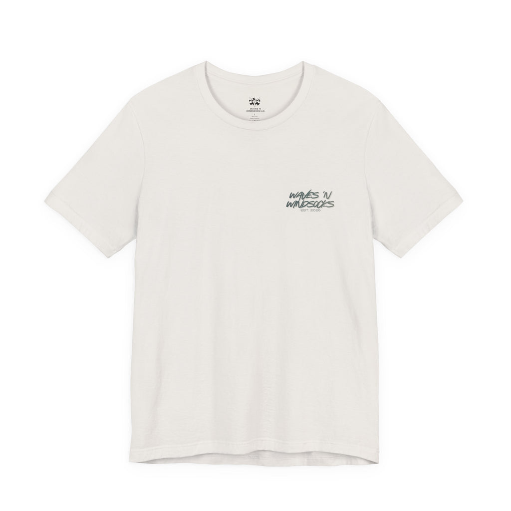 Paradak Resupply Co. - Women's Flux Tee, graphic tee, vintage white, front