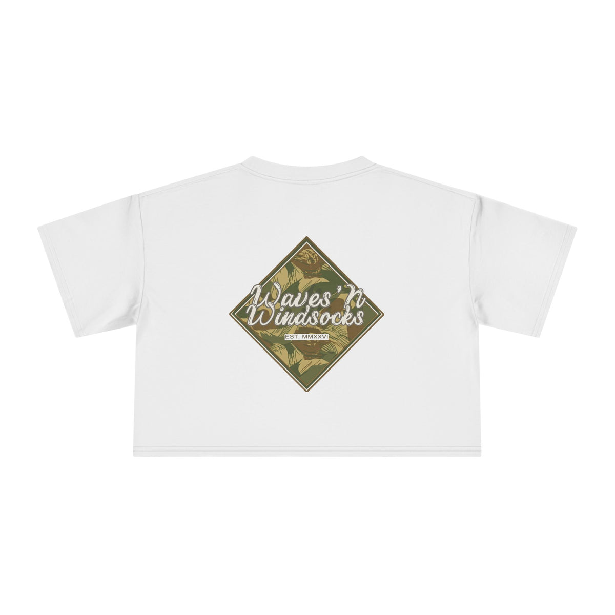 W&W Rhodesian Bush - Women's Medium Weight Cropped Tee