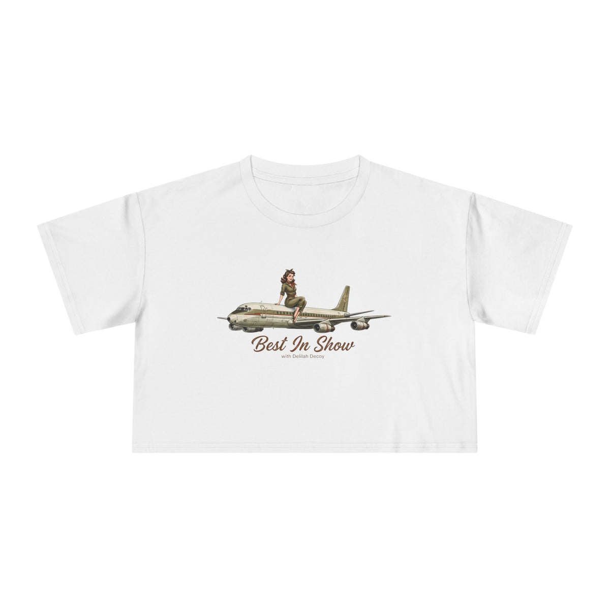 Delilah Decoy - Women's Medium Weight Cropped Tee