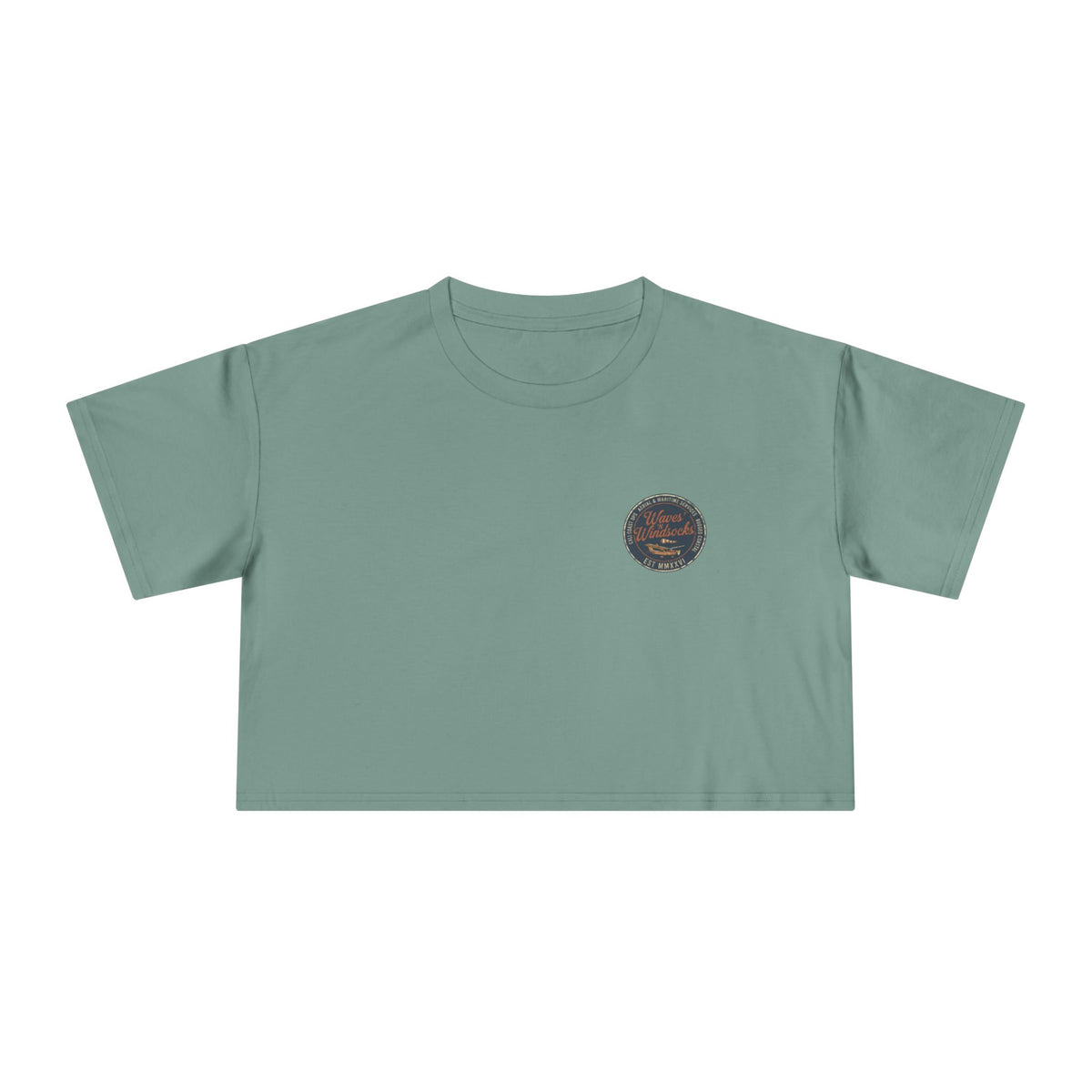 Coastal Calling - Women's Medium Weight Cropped Tee