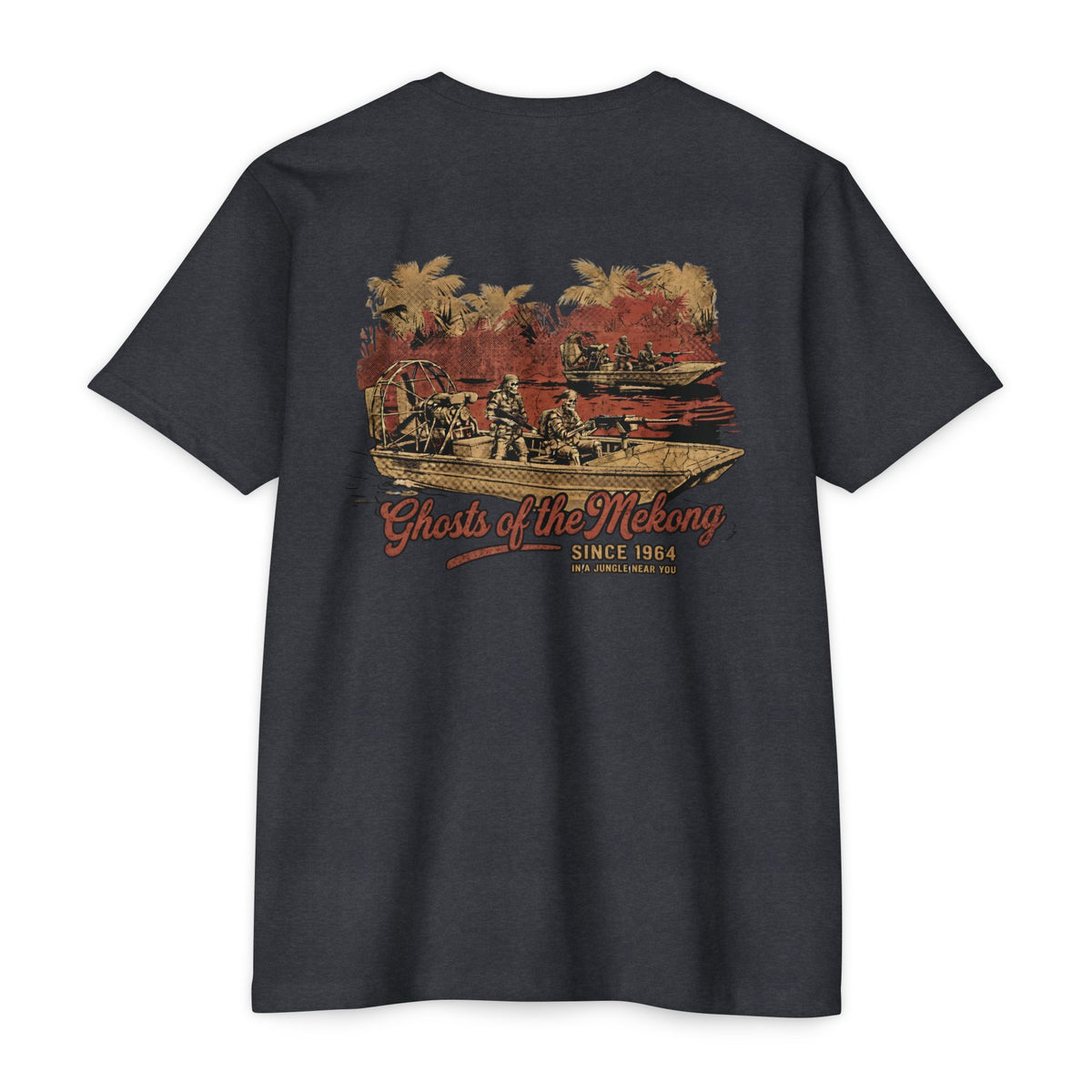 Ghost of the Mekong- Men's Cotton/Poly Tee