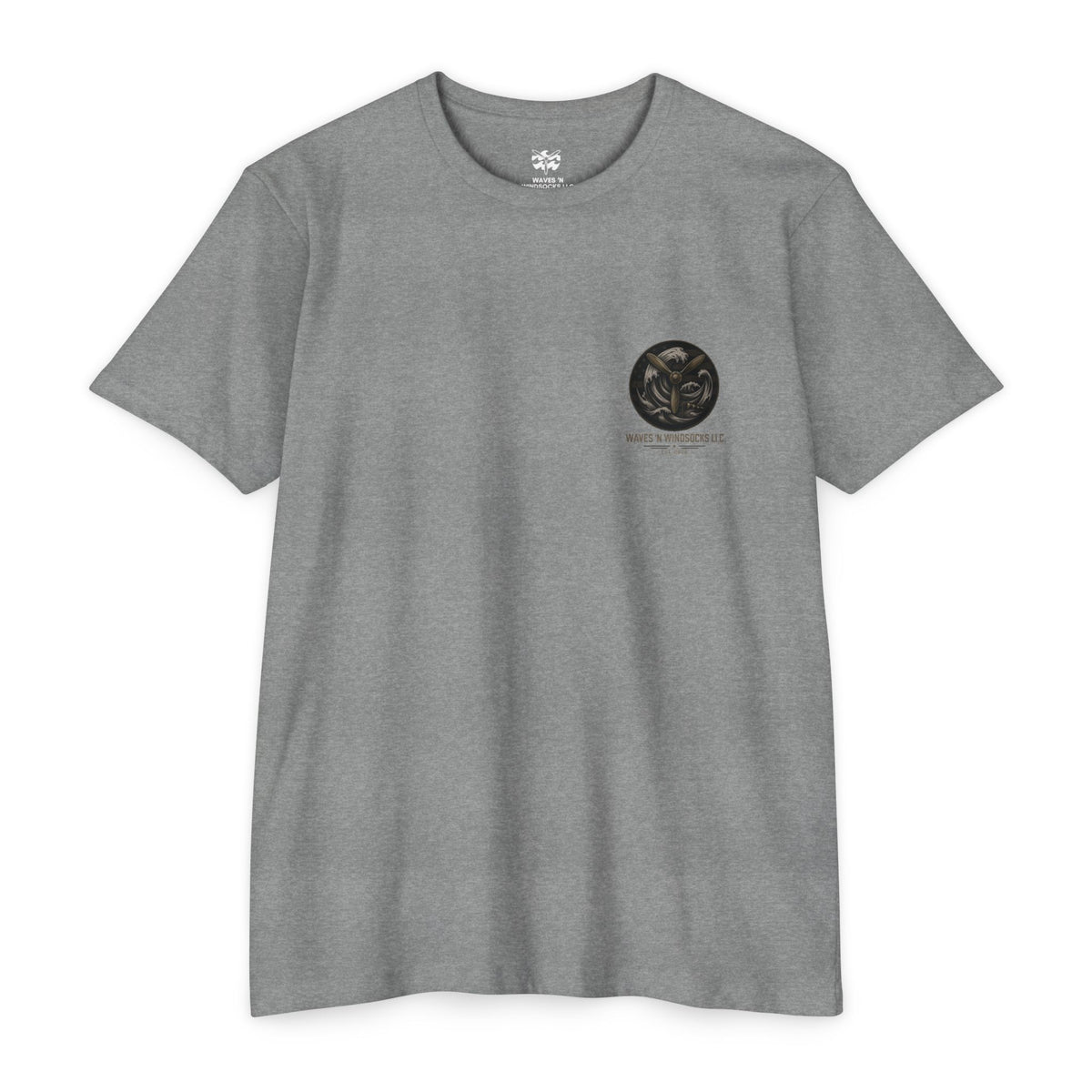 Tactical Surfer - Men's Breach Tee, graphic tee, dark heather grey, front