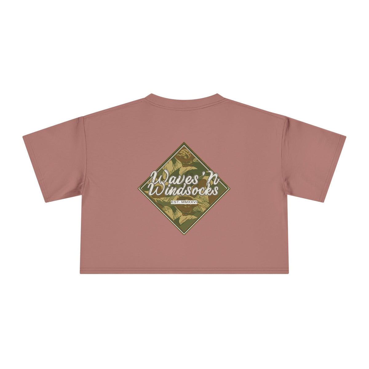 W&W Rhodesian Bush - Women's Medium Weight Cropped Tee