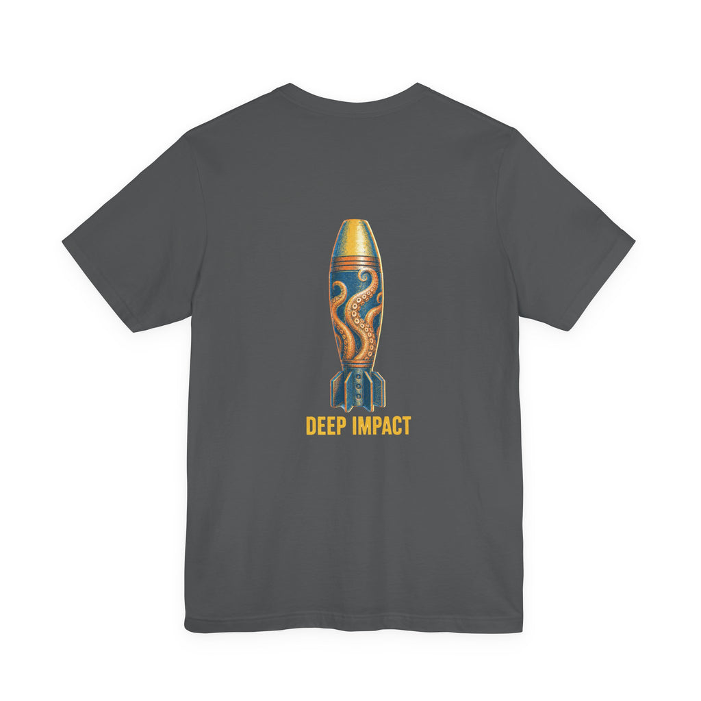 Deep Impact - Men's Viper Tee, graphic tee, asphalt, back
