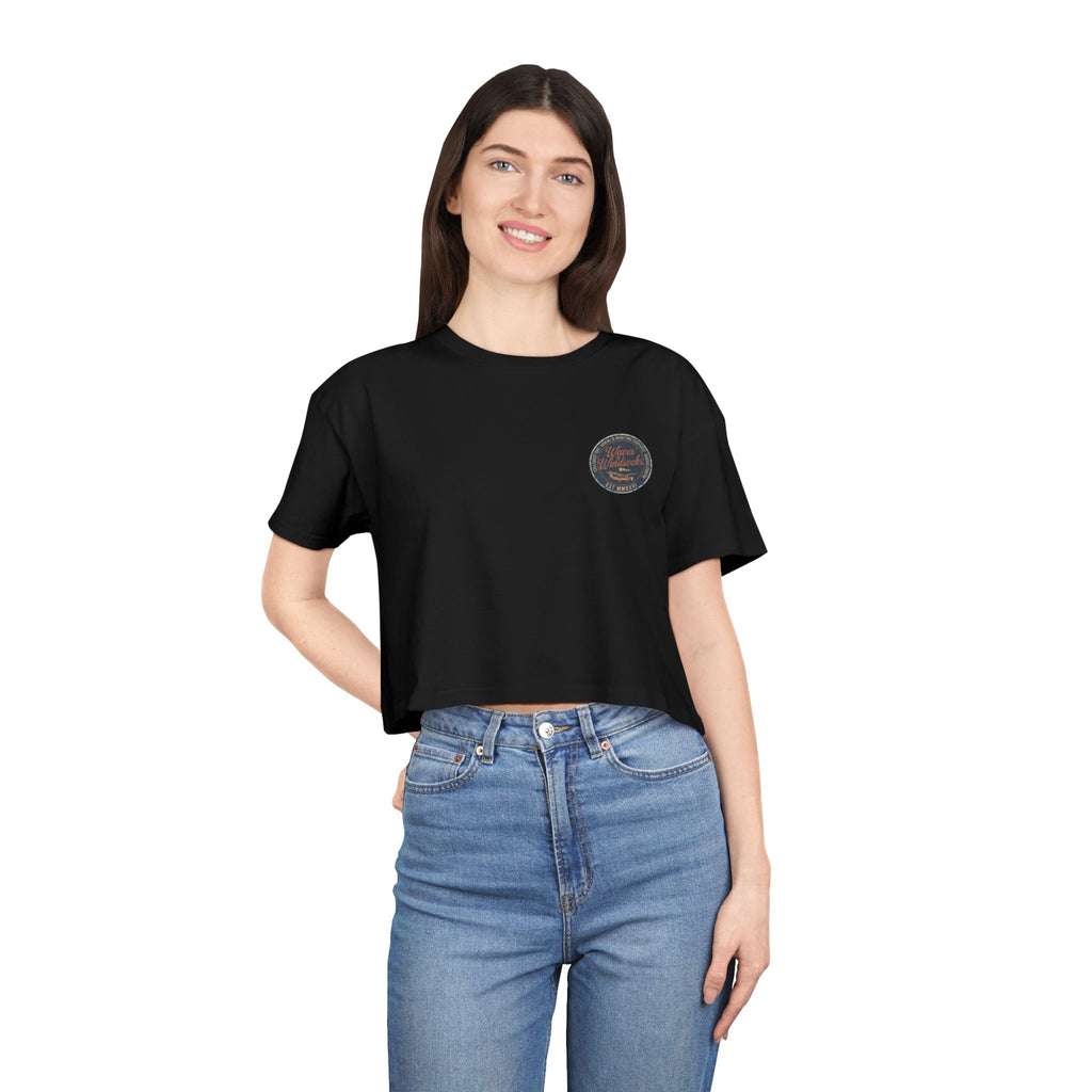 Coastal Calling - Women's Medium Weight Cropped Tee