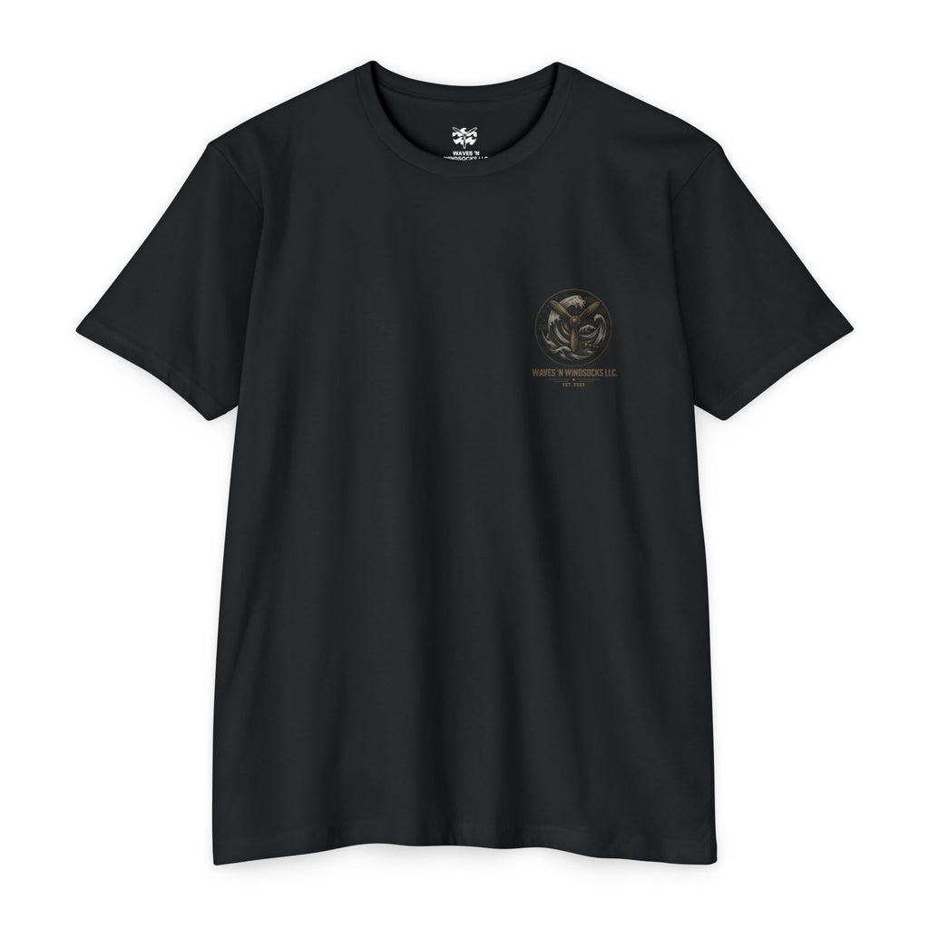 Tactical Surfer - Men's Breach Tee, graphic tee, black, front