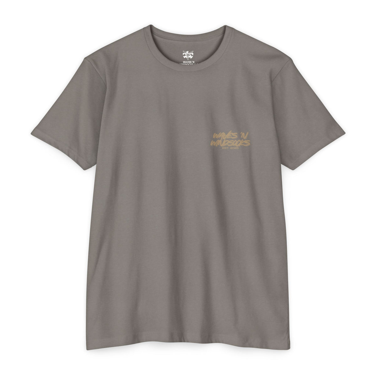 Home is where you Dig- Men's Breach Tee, graphic tee, stone gray, front