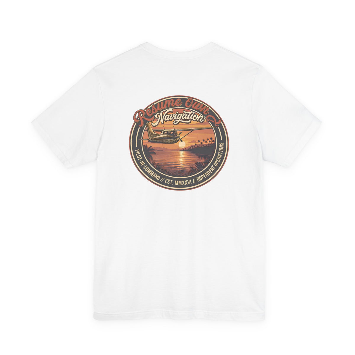 Resume Own Navigation- Unisex Cotton Jersey Tee
