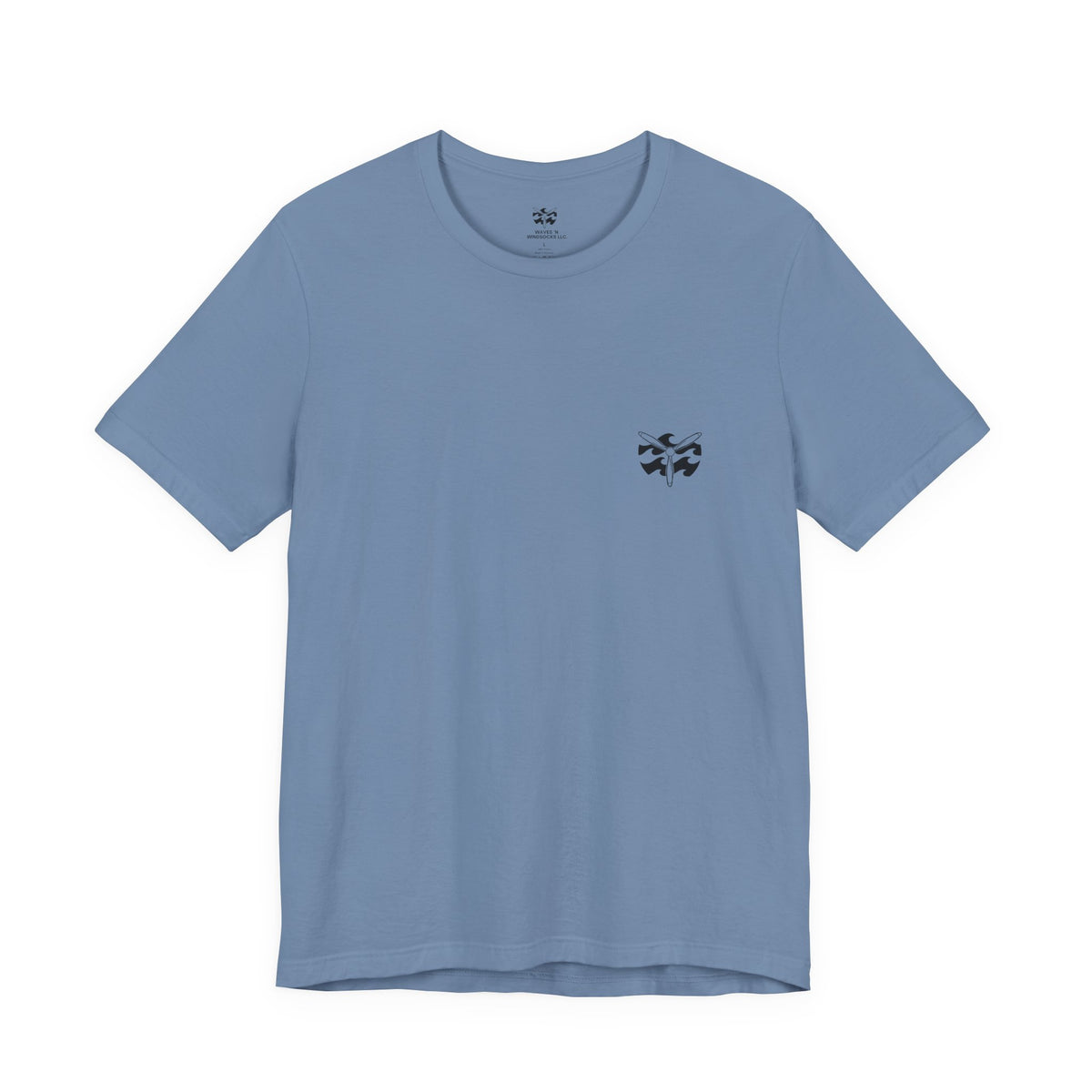 Maritime RIB Division -Unisex Tee, graphic tee, steel blue, front