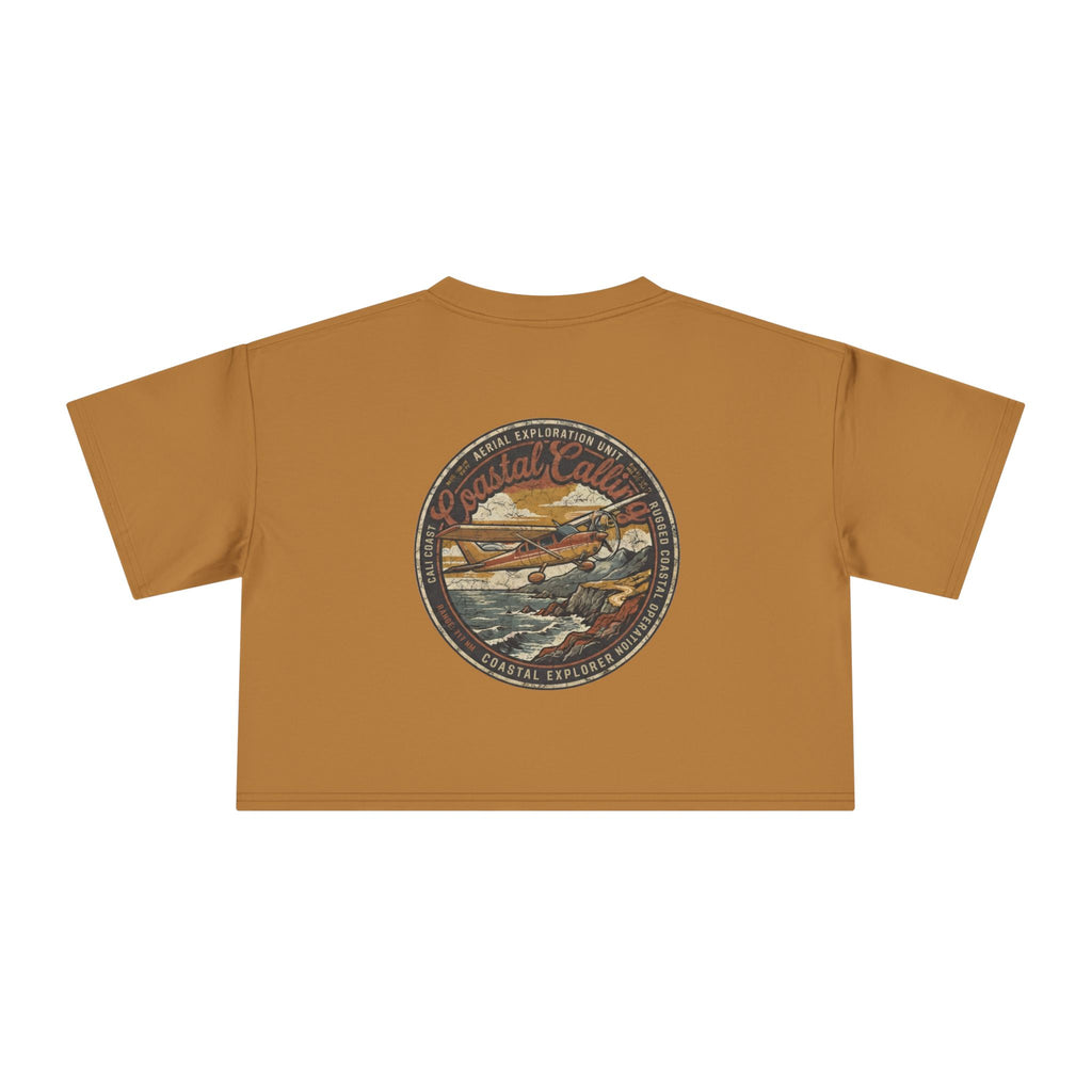 Coastal Calling - Women's Medium Weight Cropped Tee