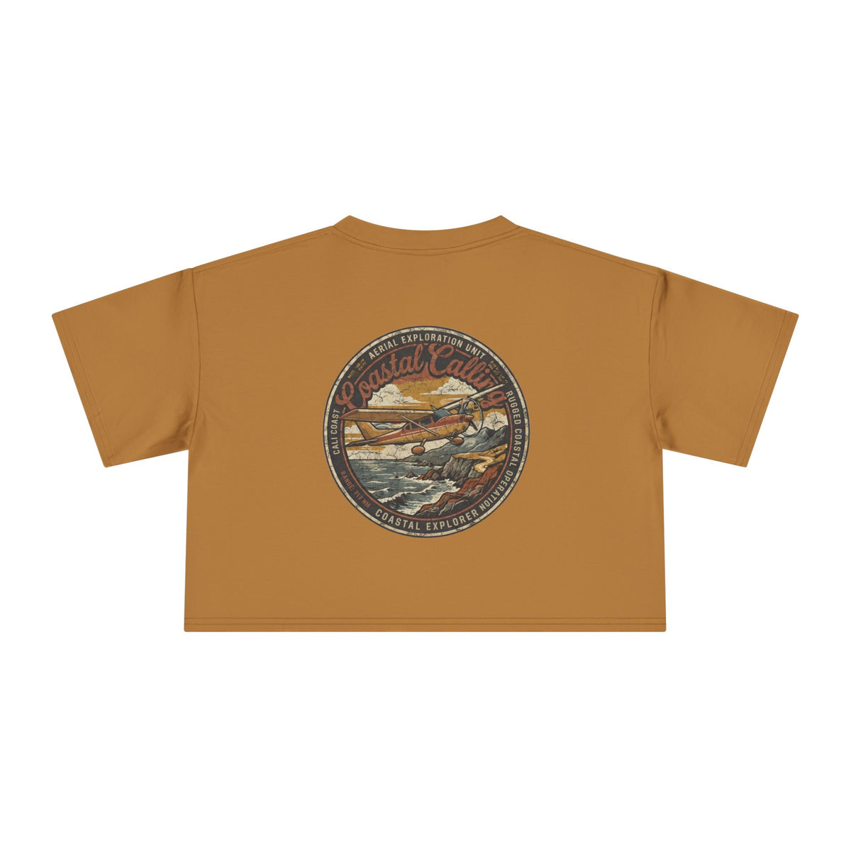 Coastal Calling - Women's Medium Weight Cropped Tee