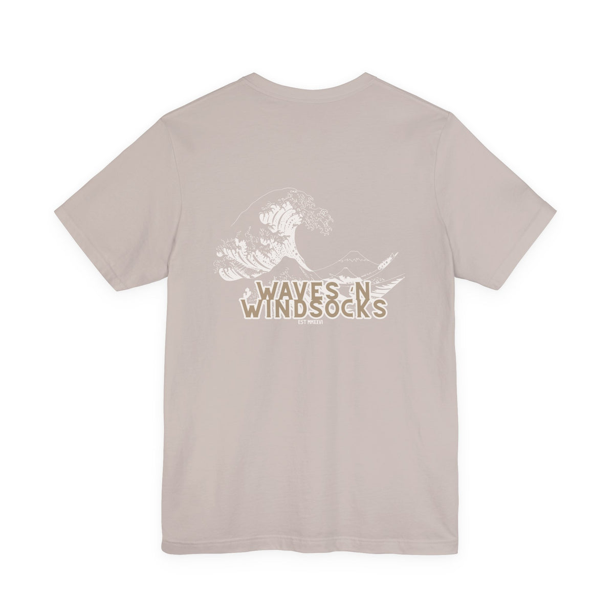 W&W Kanagawa Wave - Unisex Cotton Jersey Tee
