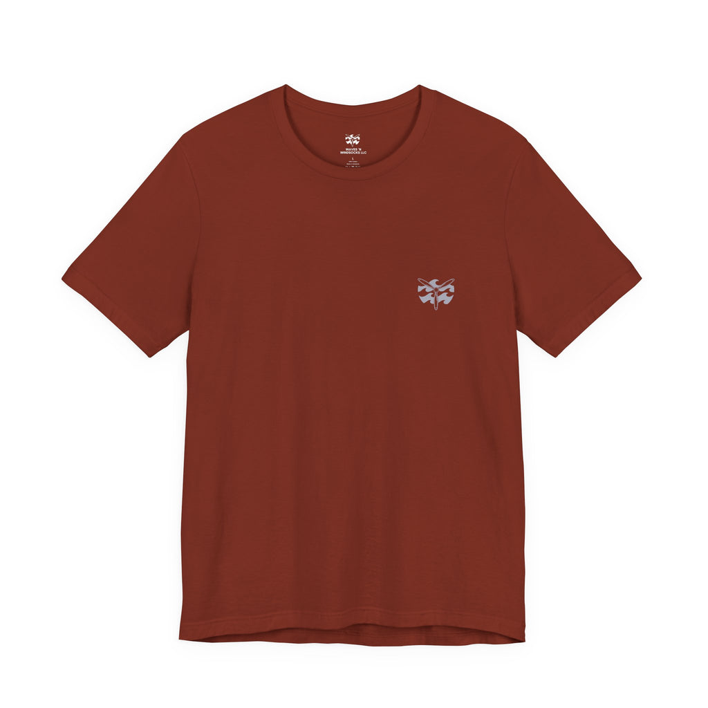 Dingo Kick-off - Men's Viper Tee, graphic tee, rust, front