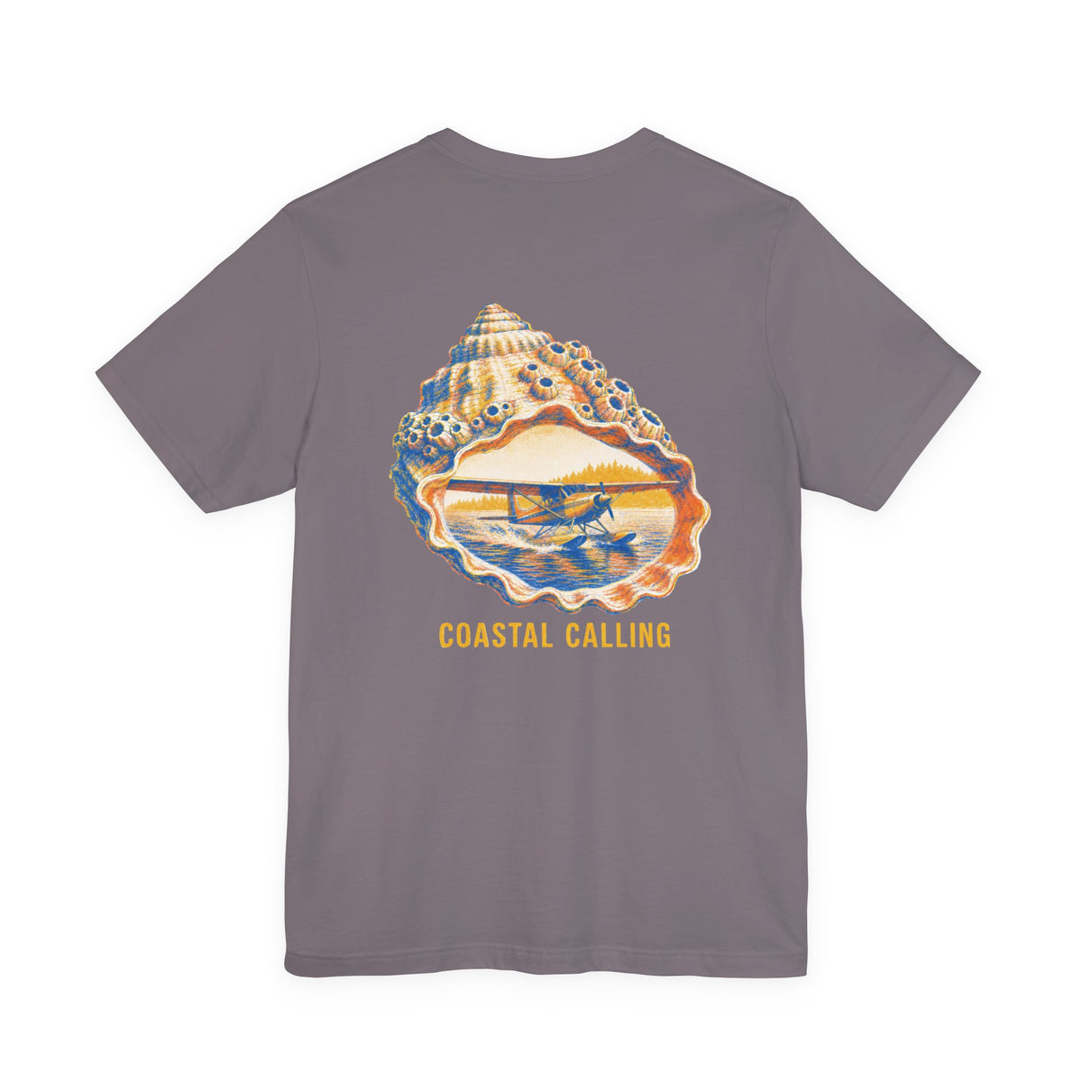 Coastal Calling - Men's Viper Tee, graphic tee, storm, back