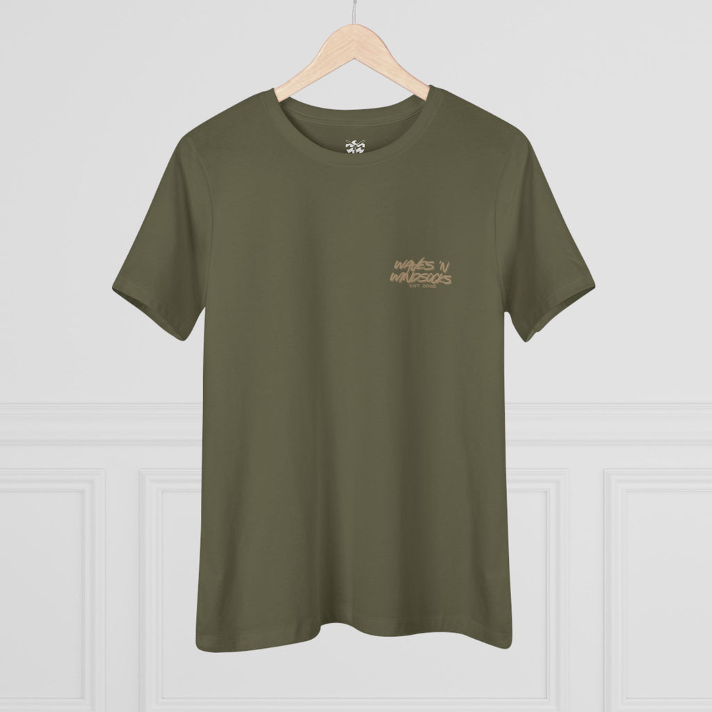 Japanese Wave - Women's Relaxed Fit Cotton Tee