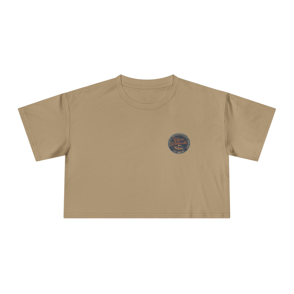 Coastal Calling - Women's Medium Weight Cropped Tee