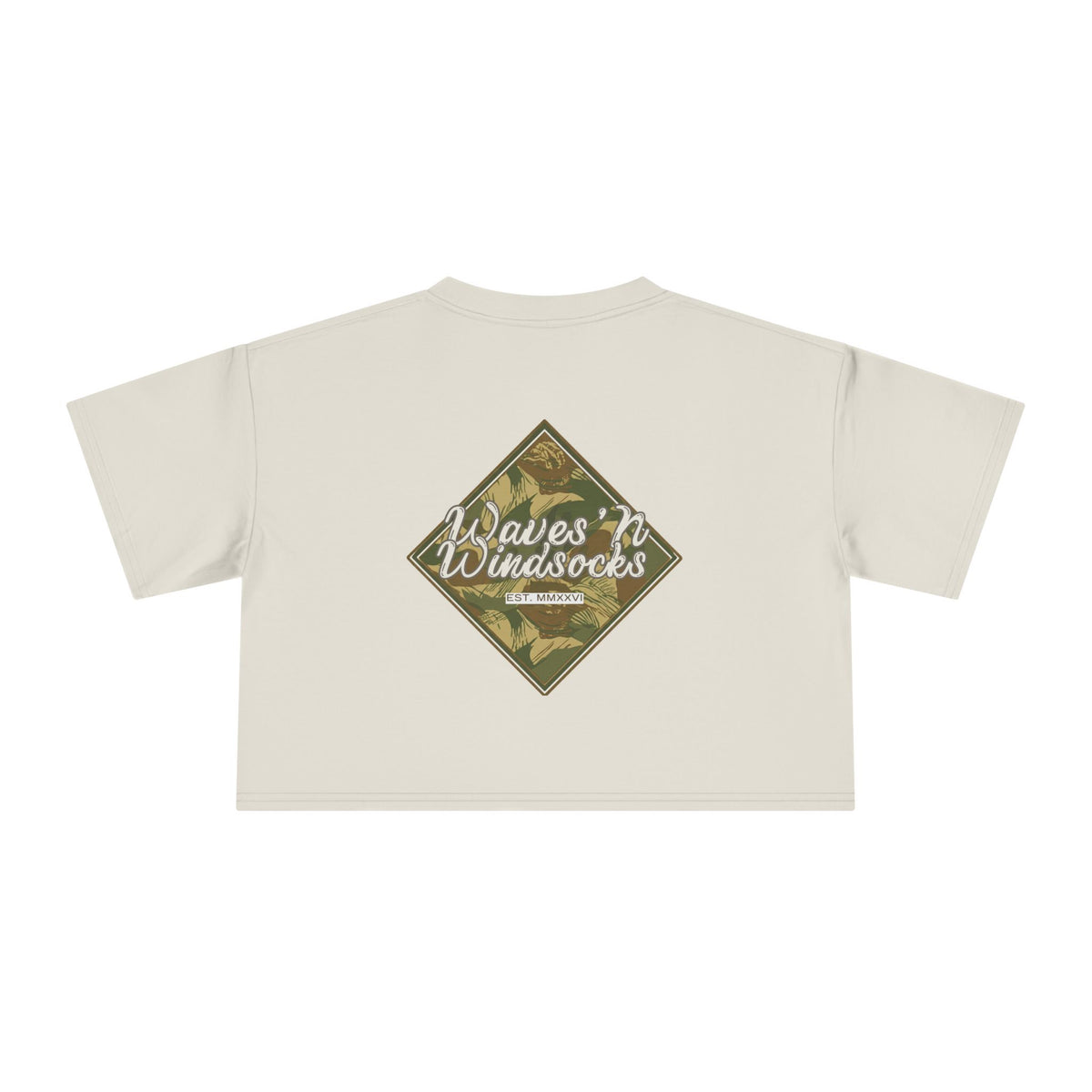 W&W Rhodesian Bush - Women's Medium Weight Cropped Tee