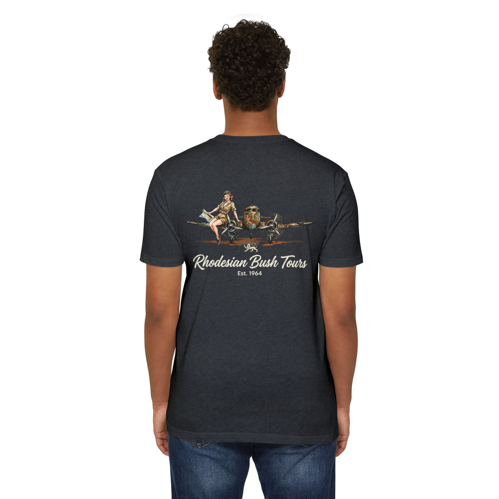 Rhodesian Bush Tours - Unisex Cotton/Poly Blend Tee
