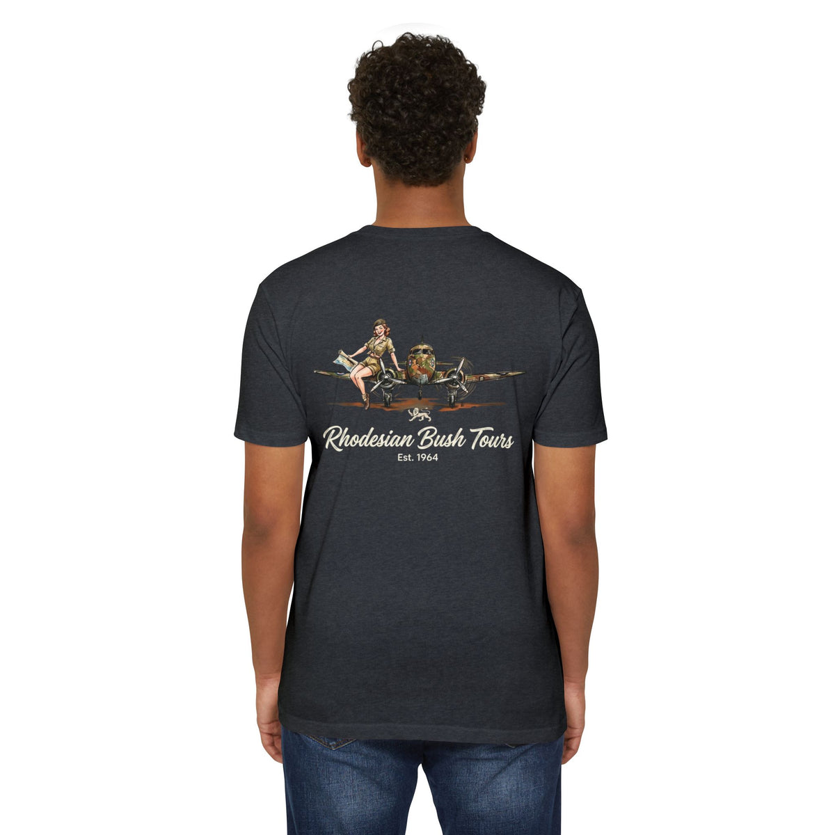 Rhodesian Bush Tours - Unisex Cotton/Poly Blend Tee