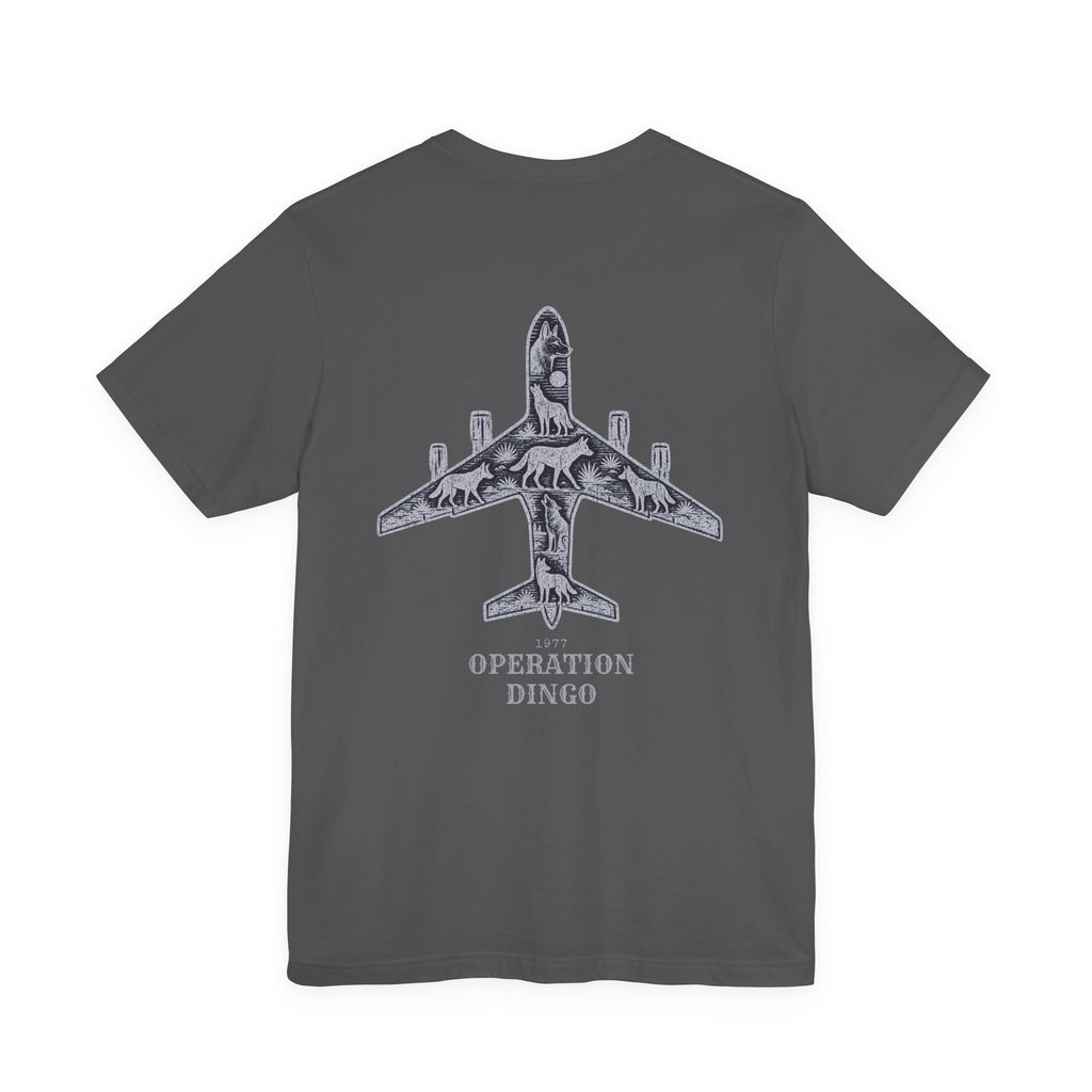 Dingo Kick-off - Men's Viper Tee, graphic tee, asphalt, back