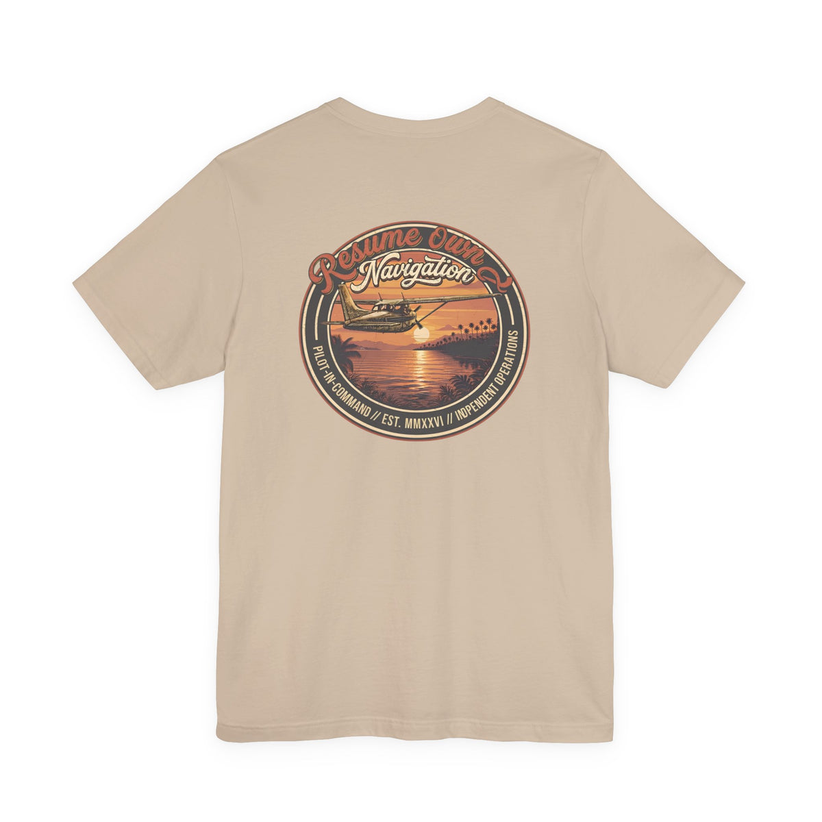 Resume Own Navigation- Unisex Cotton Jersey Tee