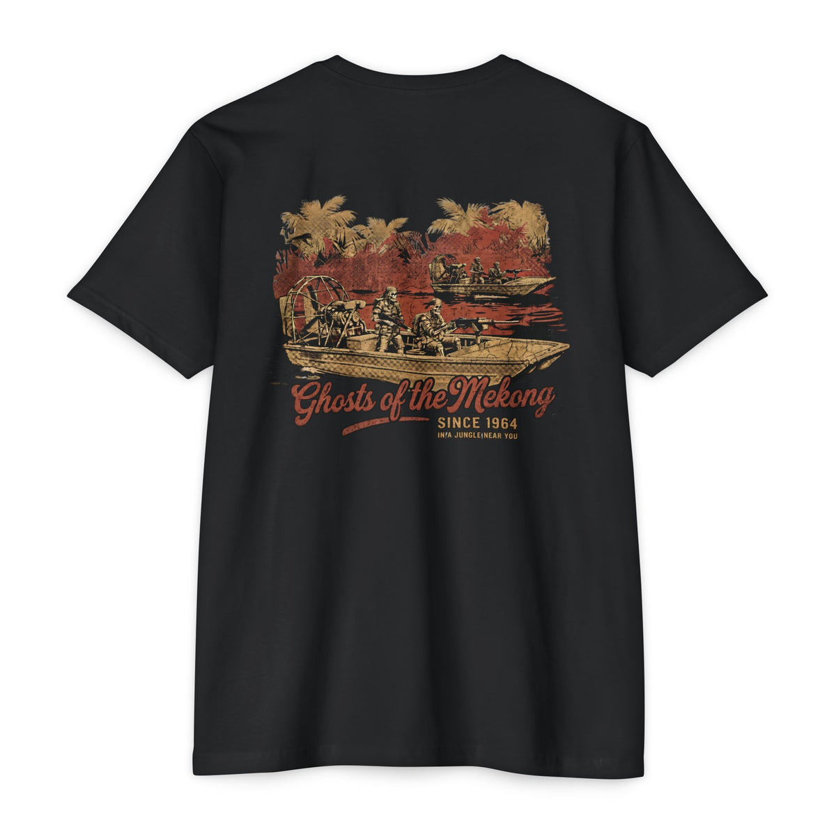 Ghost of the Mekong- Men's Cotton/Poly Tee