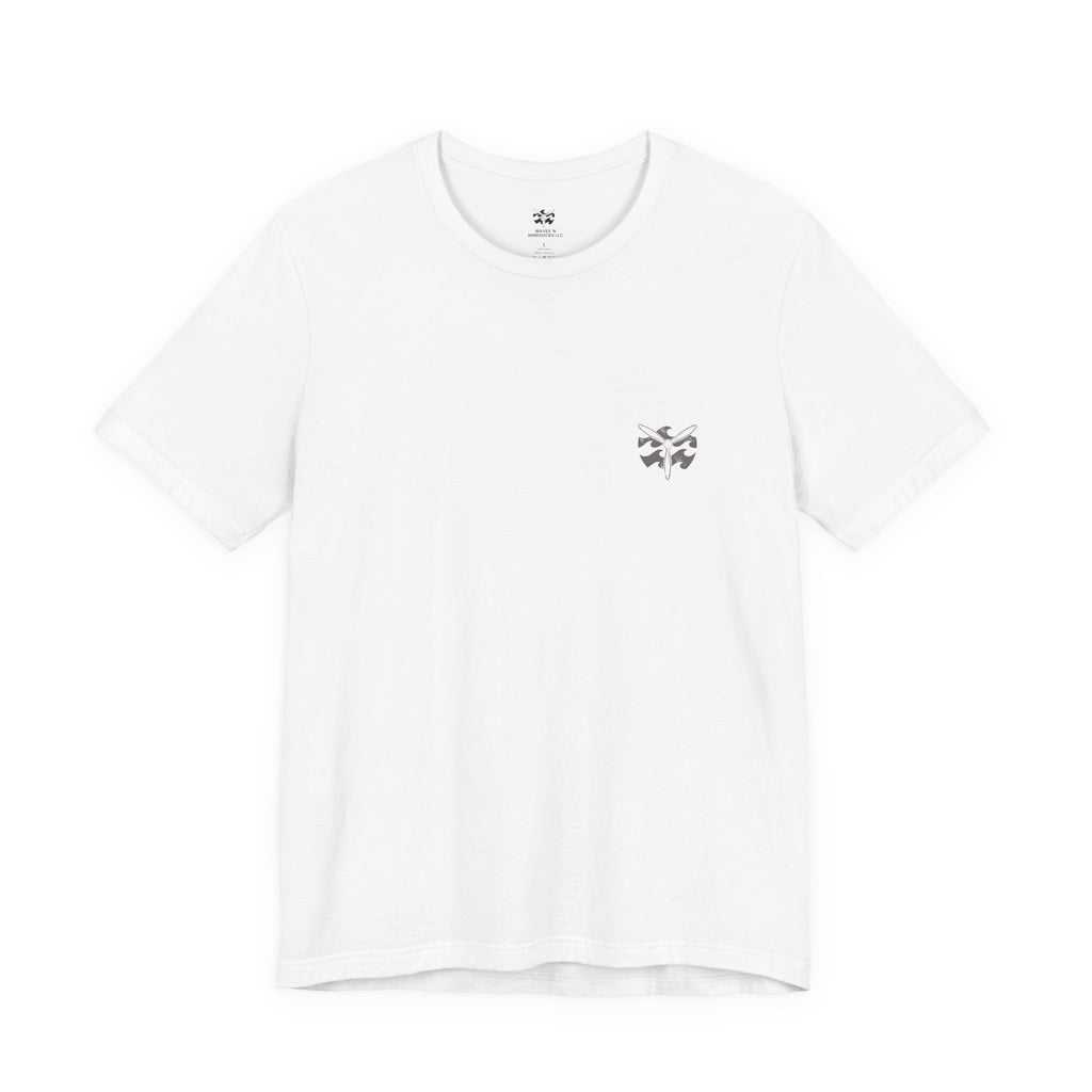 Fly Slow. Wave Italian. - Men's Viper Tee, graphic tee, white, front