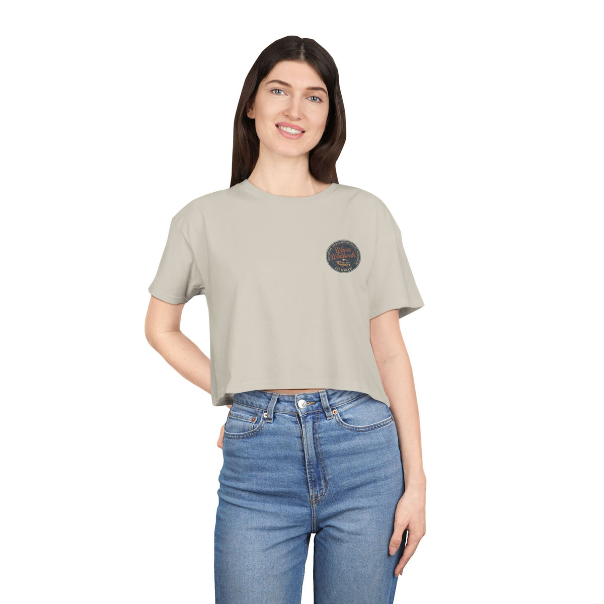 Coastal Calling - Women's Medium Weight Cropped Tee