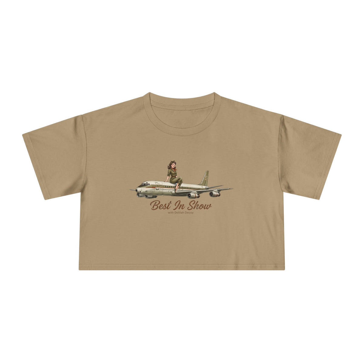 Delilah Decoy - Women's Medium Weight Cropped Tee