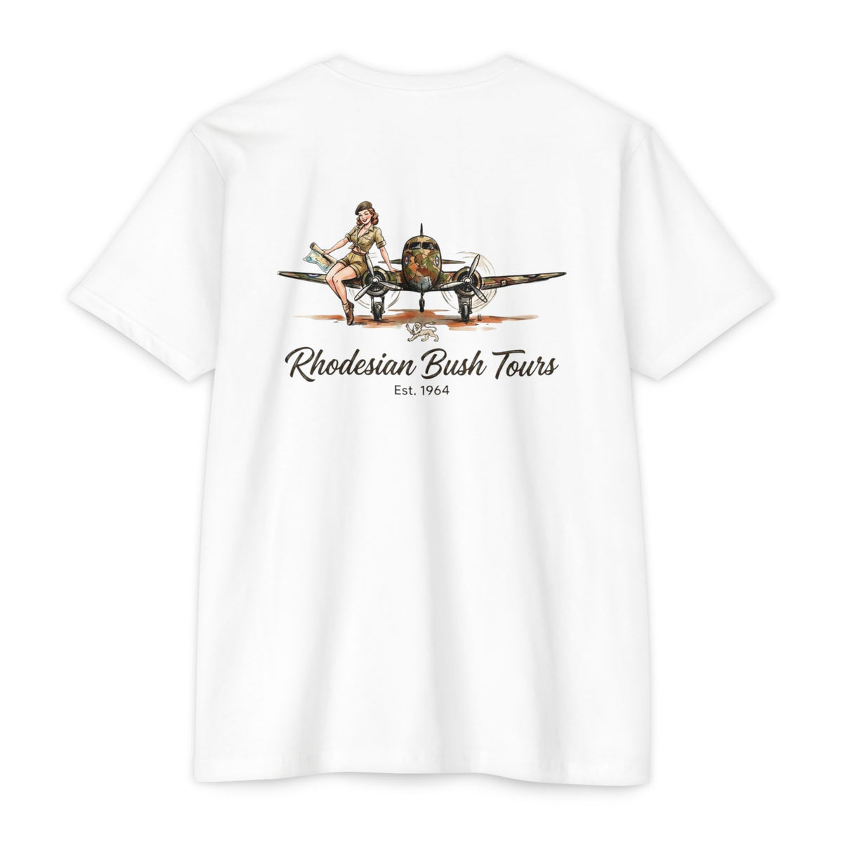 Rhodesian Bush Tours - Unisex Cotton/Poly Blend Tee