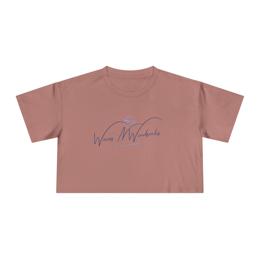 W&W Classy Stamp - Women's Medium Weight Cropped Tee