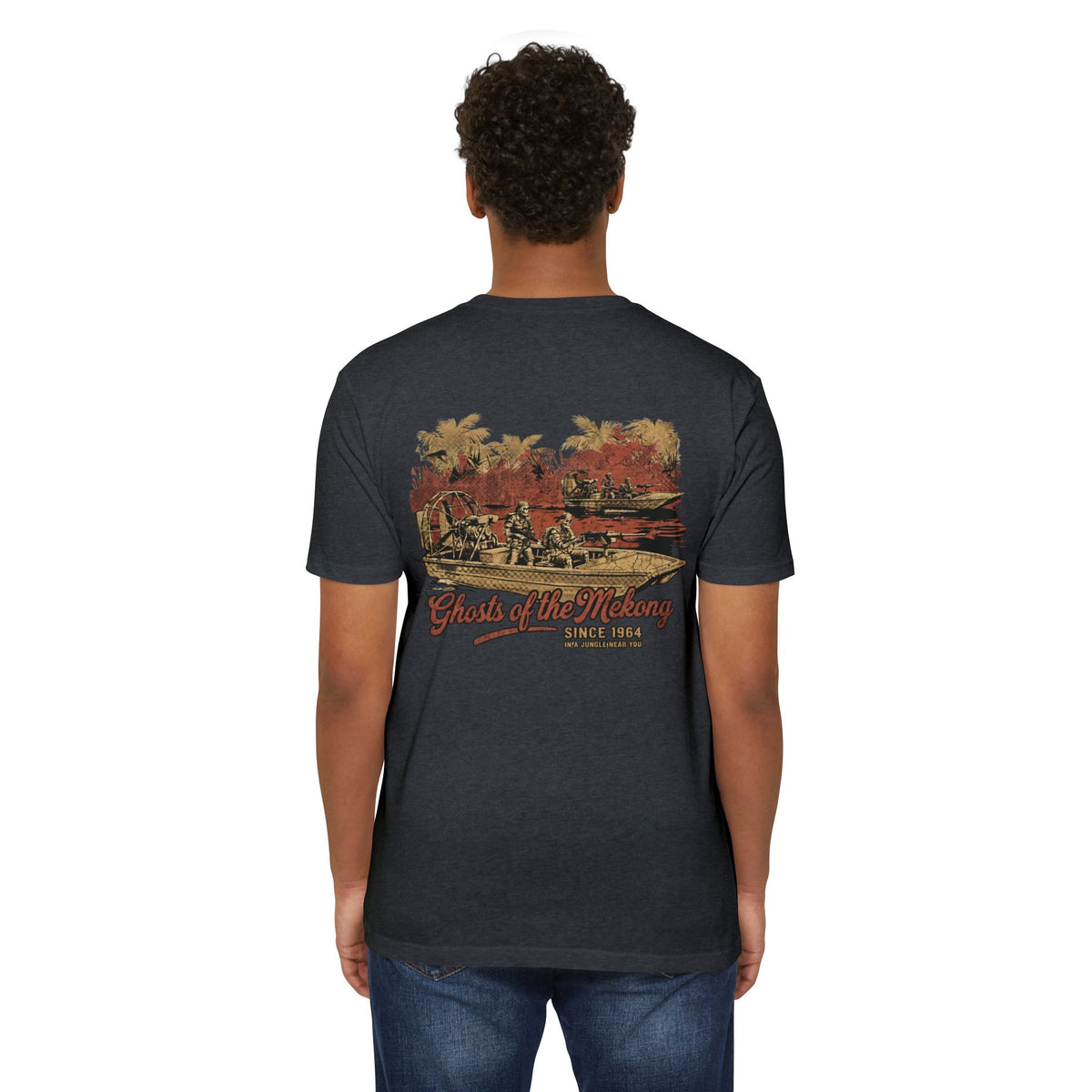 Ghost of the Mekong- Men's Cotton/Poly Tee