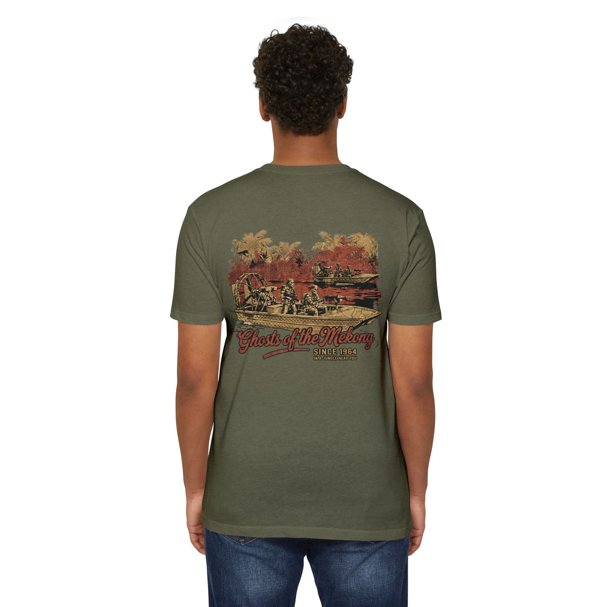 Ghost of the Mekong- Men's Cotton/Poly Tee