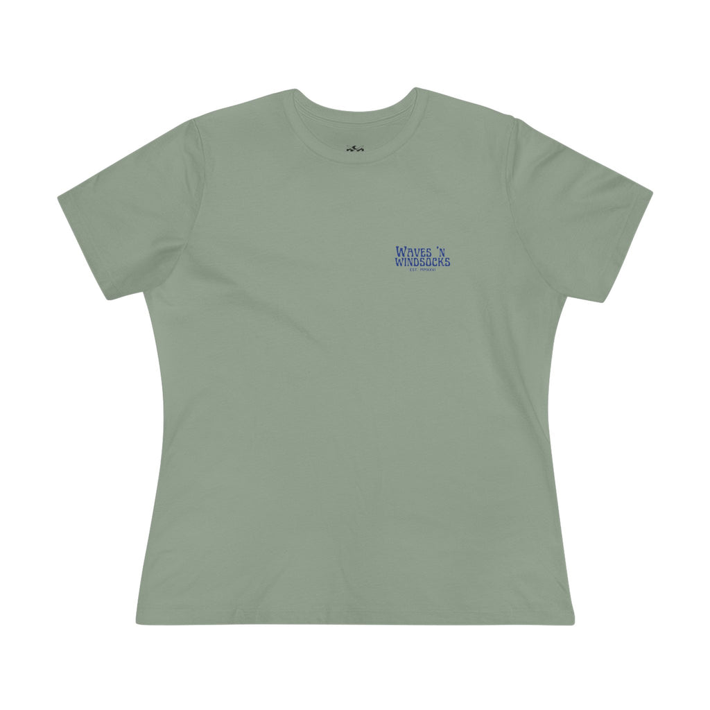 W&W Blue Wave - Women's Relaxed Fit Cotton Tee