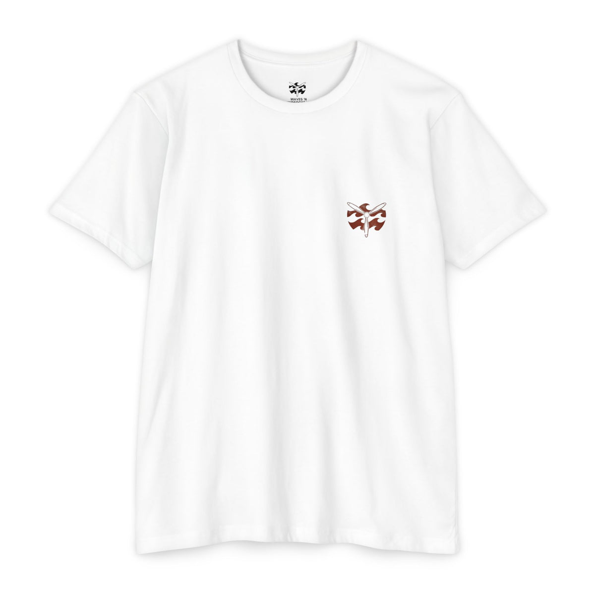 The Ramp Tramp - Men's Breach Tee, graphic tee, white, front