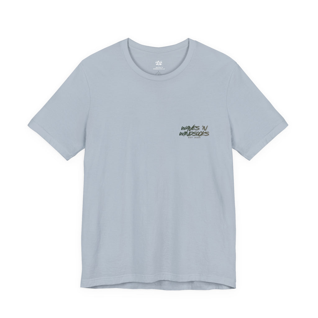 Paradak Resupply Co. - Men's Viper Tee, graphic tee, light blue, front