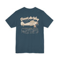 Desert Air Wing - Women's Flux Tee, graphic tee, deep teal, back