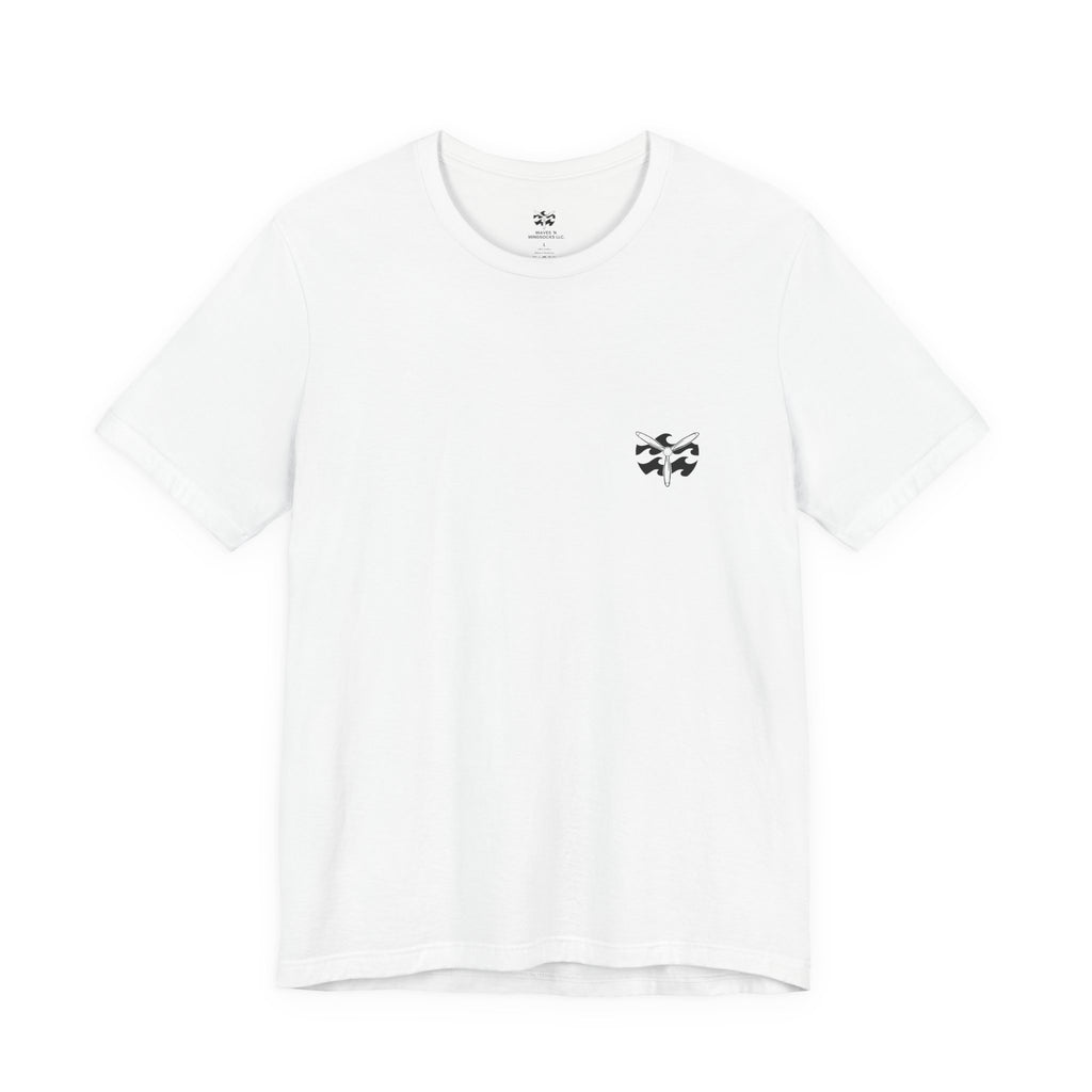 First In, Last Out - Men's Viper Tee, graphic tee, white, front