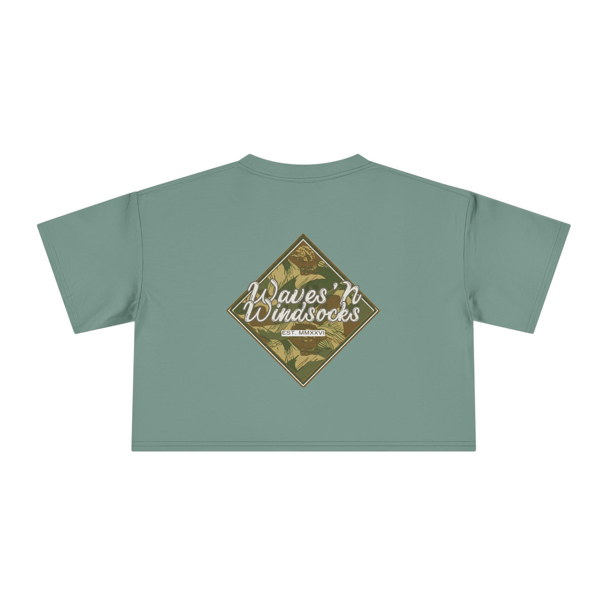 W&W Rhodesian Bush - Women's Medium Weight Cropped Tee