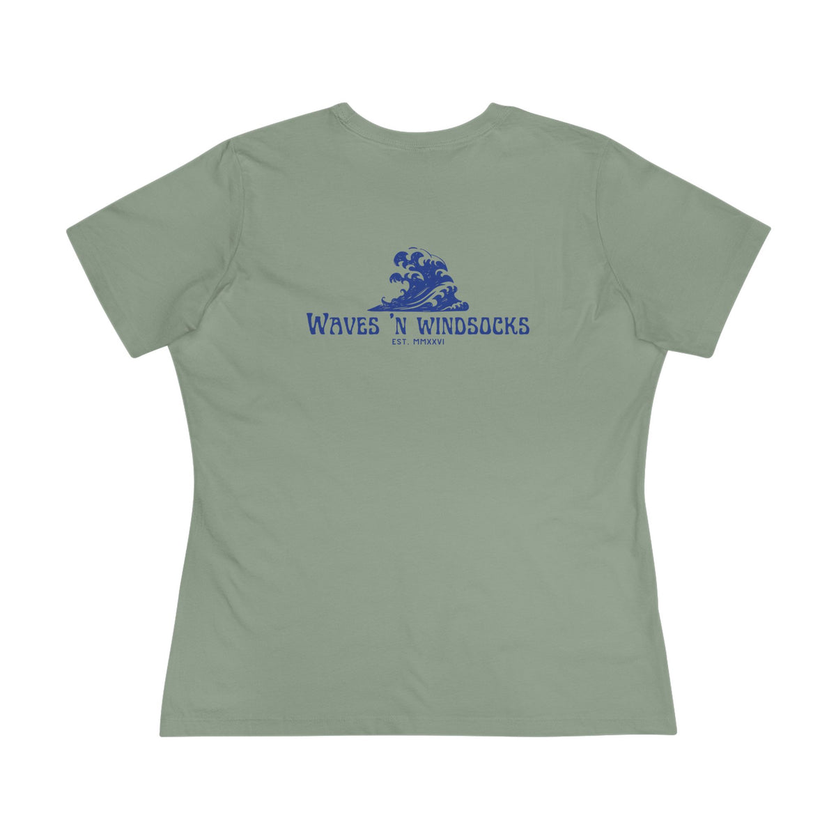 W&W Blue Wave - Women's Relaxed Fit Cotton Tee