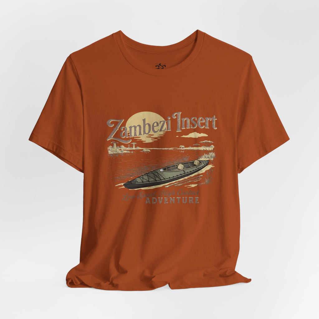 Zambezi Insert- Unisex Cotton Jersey Short Sleeve Tee