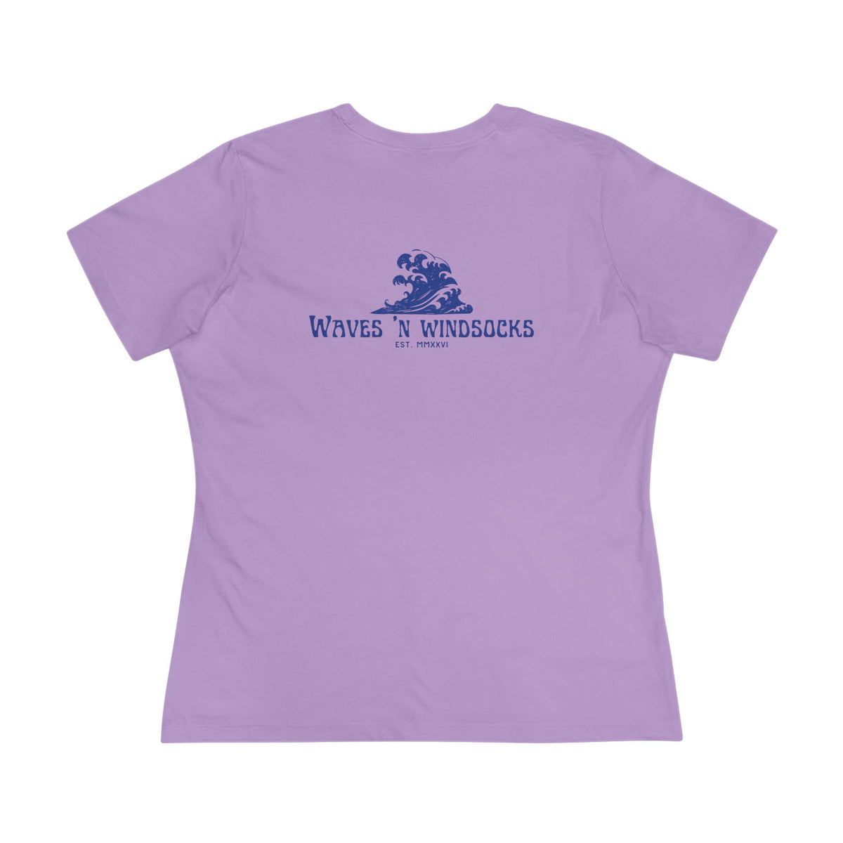 W&W Blue Wave - Women's Relaxed Fit Cotton Tee