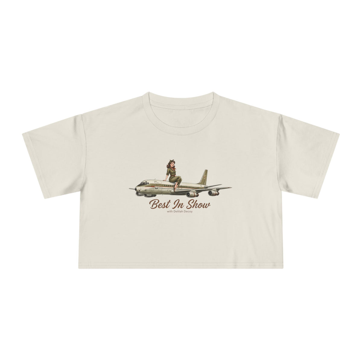 Delilah Decoy - Women's Medium Weight Cropped Tee