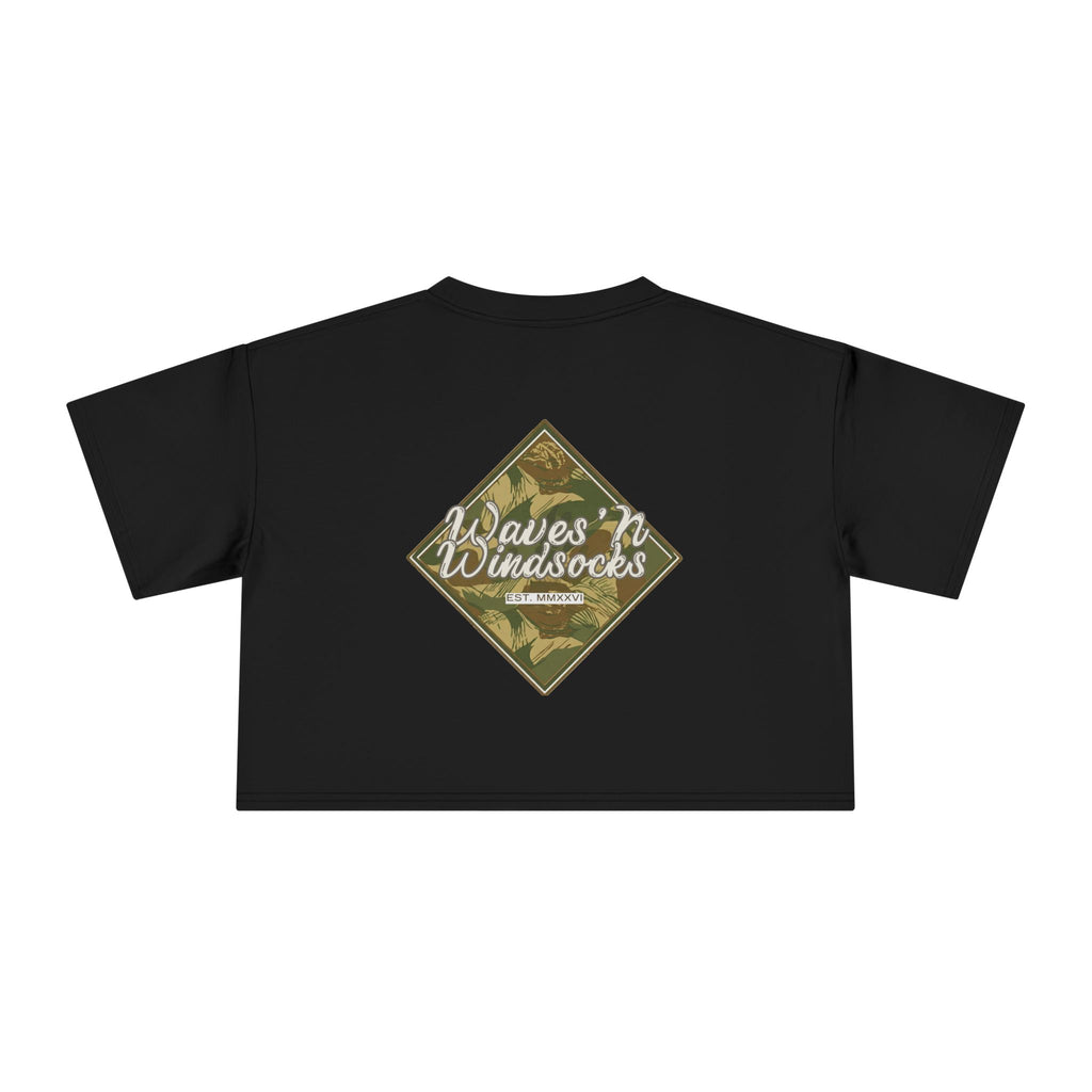W&W Rhodesian Bush - Women's Medium Weight Cropped Tee