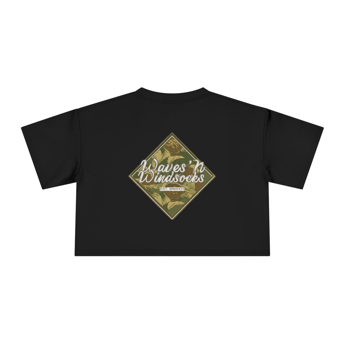 W&W Rhodesian Bush - Women's Medium Weight Cropped Tee
