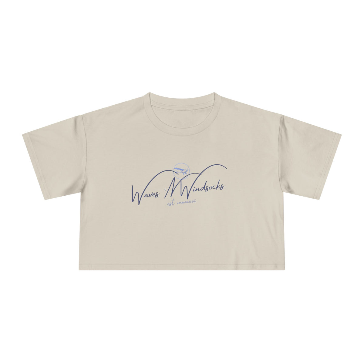 W&W Classy Stamp - Women's Medium Weight Cropped Tee