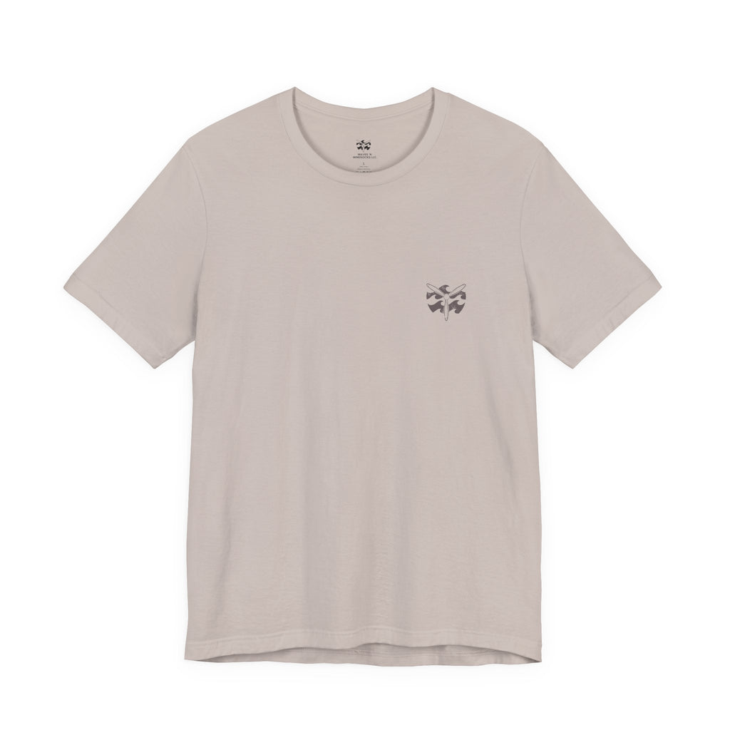 Fly Slow. Wave Italian. - Men's Viper Tee, graphic tee, heather cool grey , front