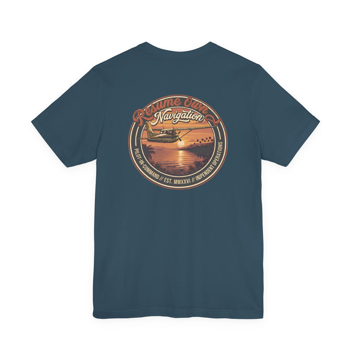 Resume Own Navigation- Unisex Cotton Jersey Tee