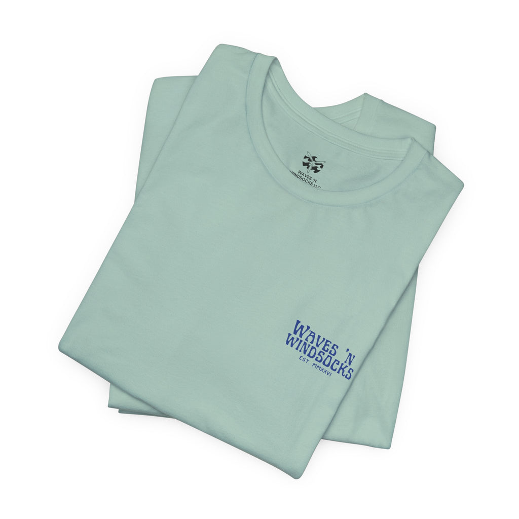 W&W Blue Wave - Men's Cotton Jersey Tee