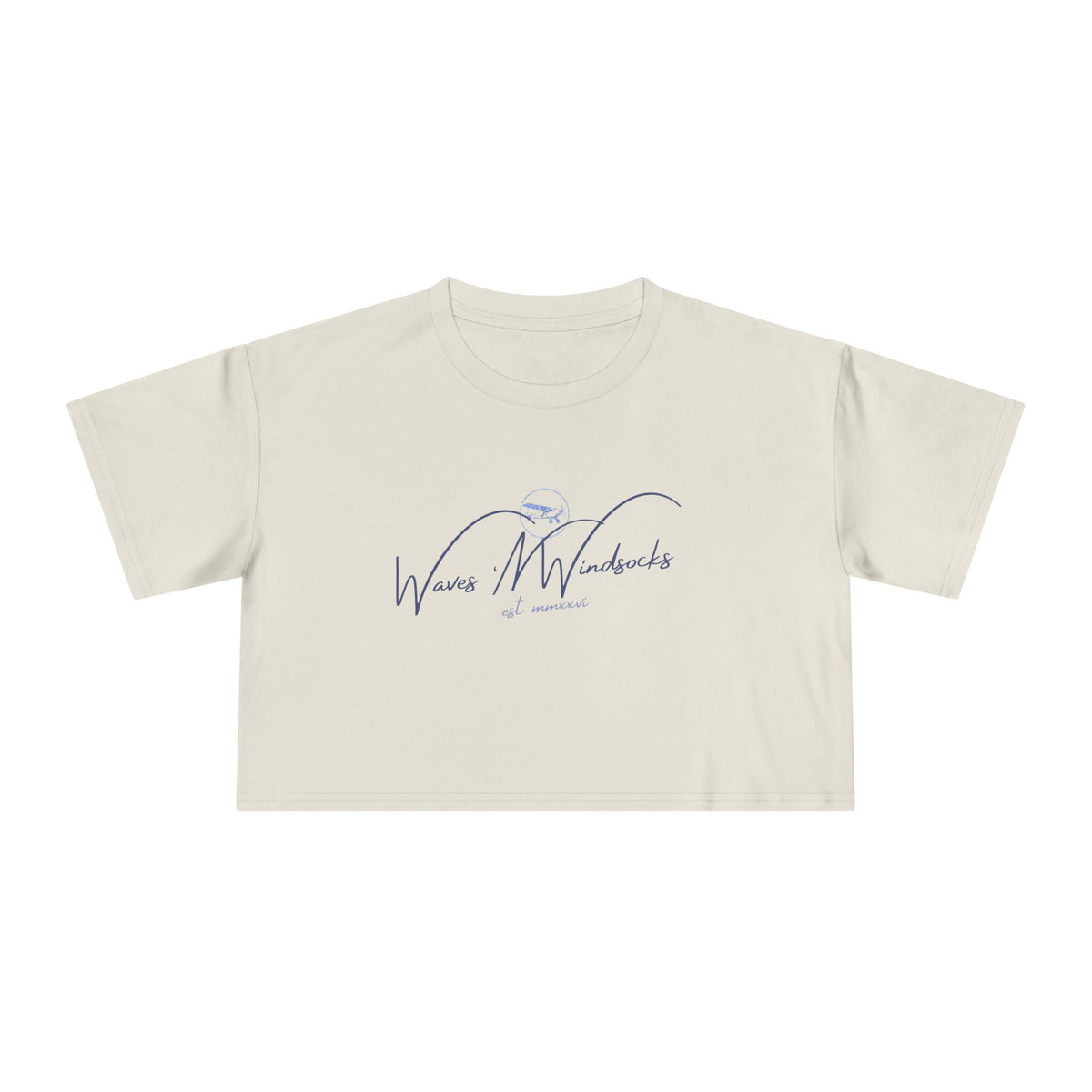 W&W Classy Stamp - Women's Medium Weight Cropped Tee